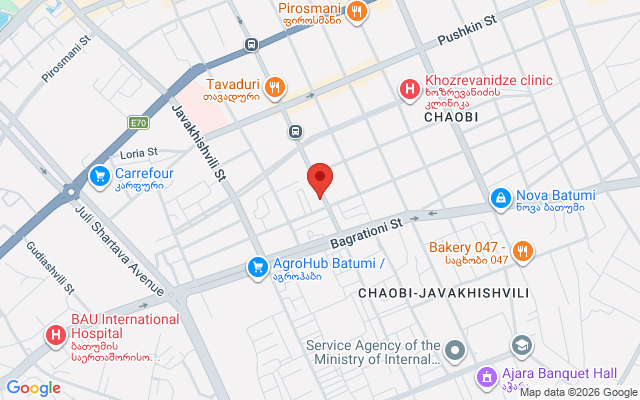 Карта расположения