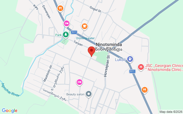 Карта расположения
