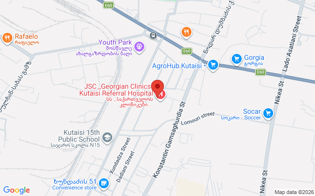 Карта расположения