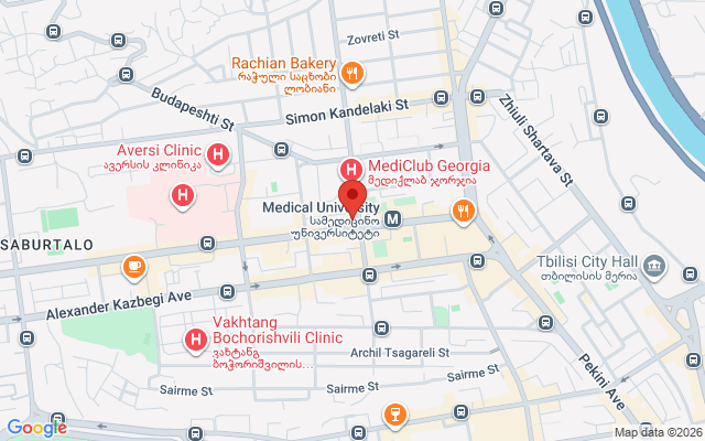 Карта расположения