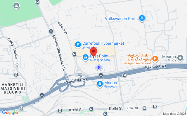 Карта расположения