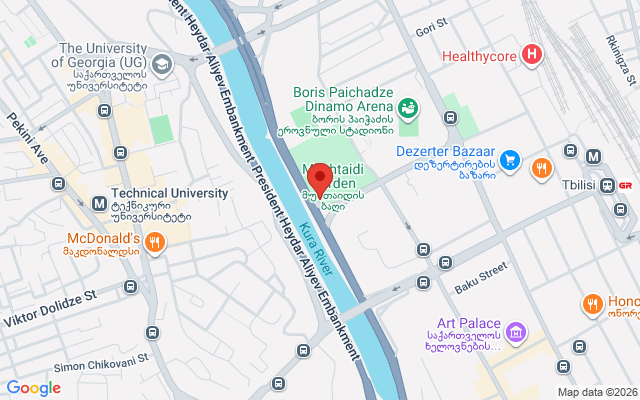 Карта расположения