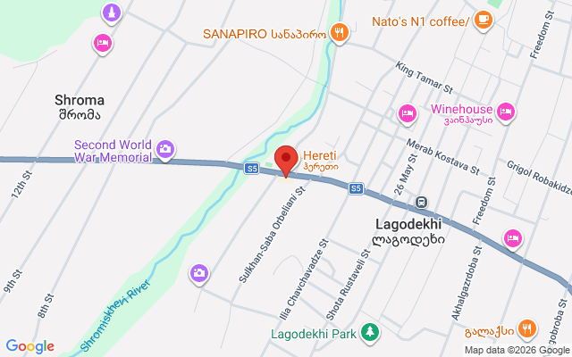 Карта расположения