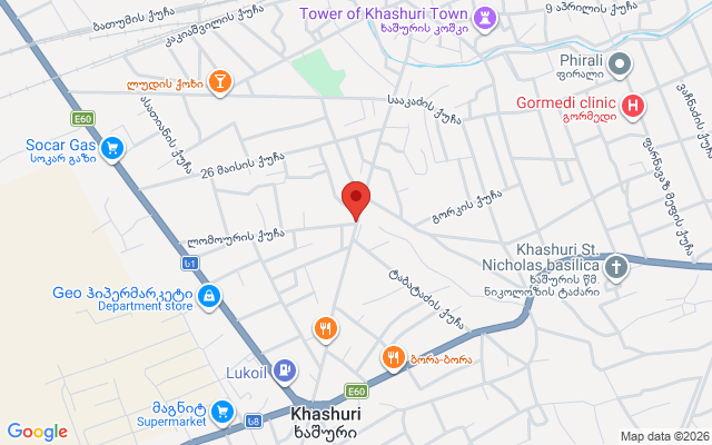 Карта расположения