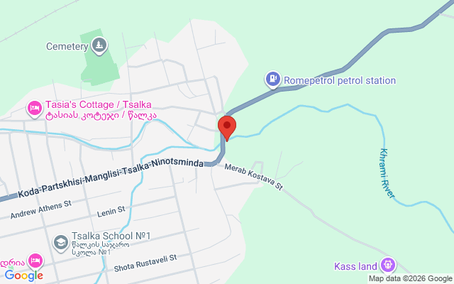 Карта расположения