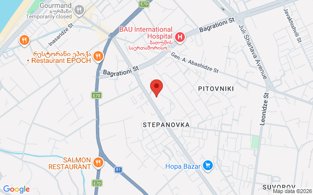 Карта расположения