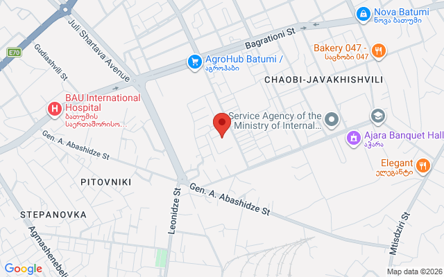 Карта расположения