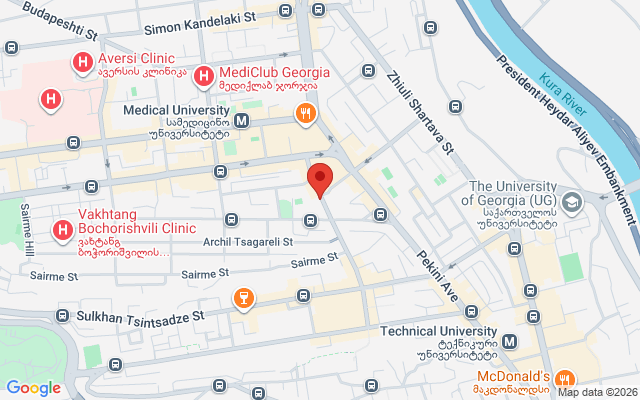 Карта расположения