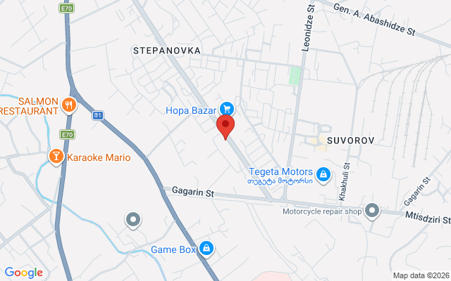 Карта расположения