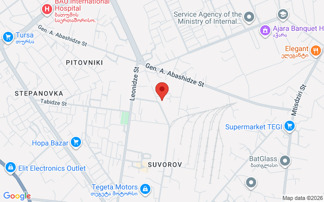 Карта расположения