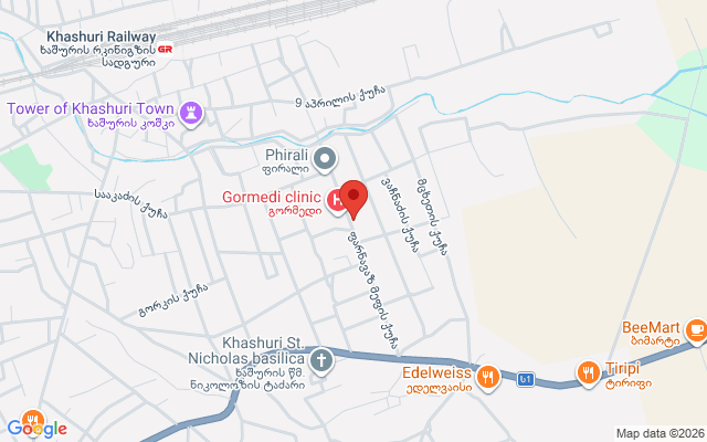Карта расположения