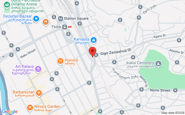 Карта расположения