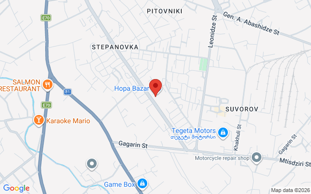 Карта расположения