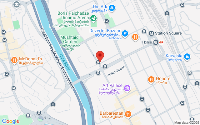 Карта расположения