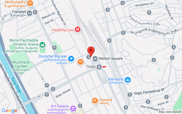 Карта расположения