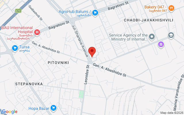 Карта расположения