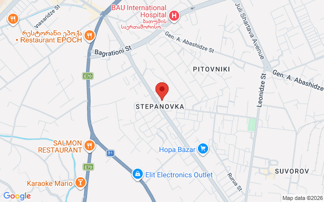 Карта расположения