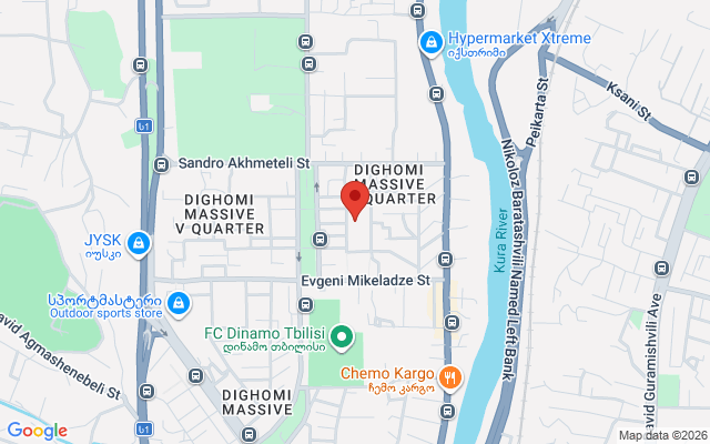 Карта расположения
