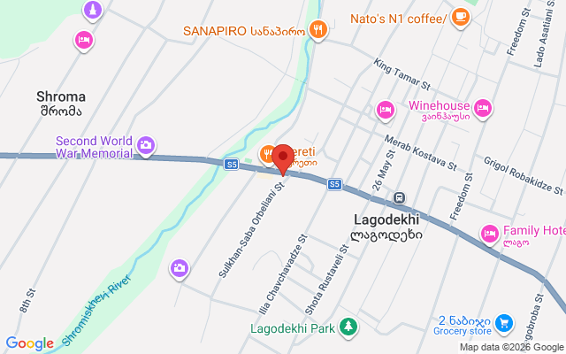 Карта расположения
