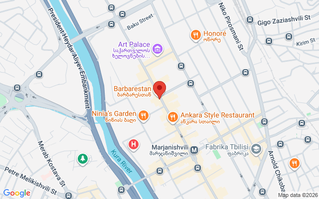 Карта расположения