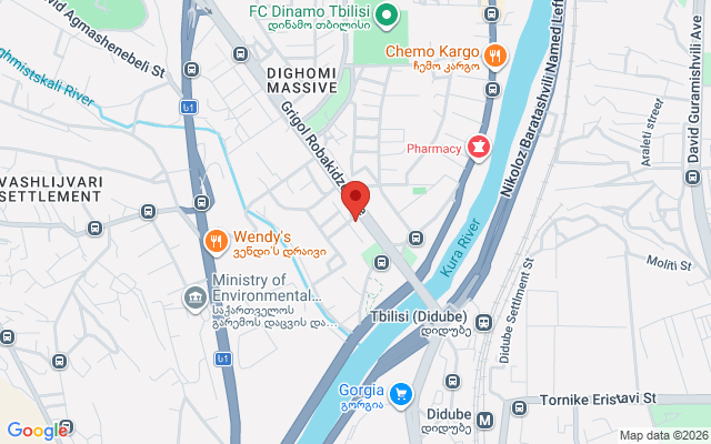 Карта расположения