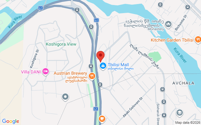 Карта расположения