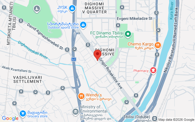 Карта расположения
