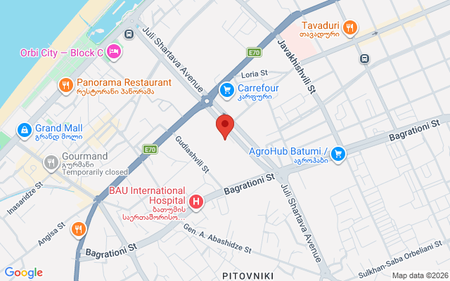 Карта расположения