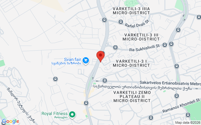 Карта расположения