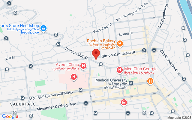 Карта расположения