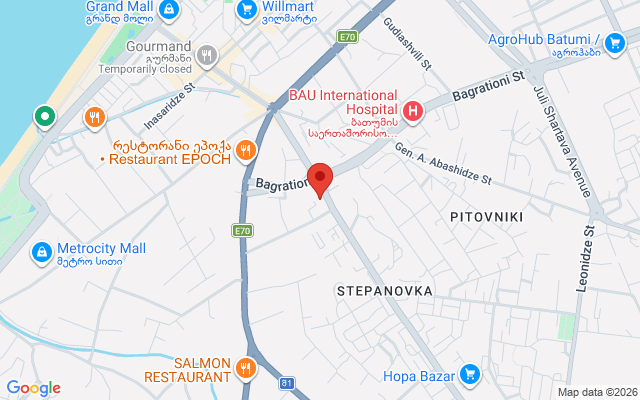 Карта расположения