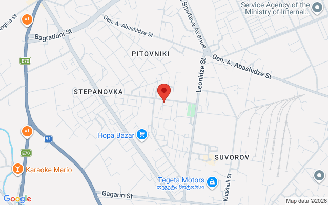 Карта расположения