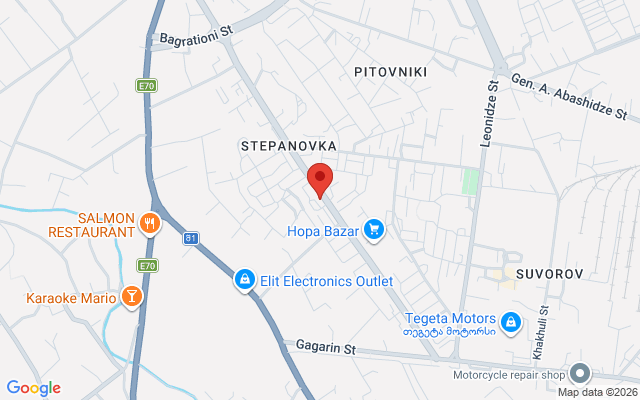 Карта расположения