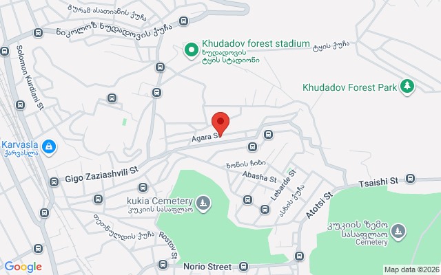 Карта расположения