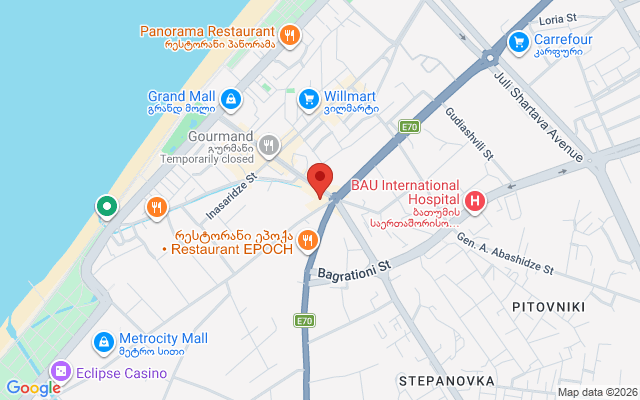 Карта расположения