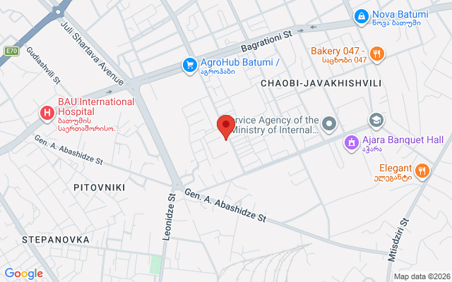 Карта расположения