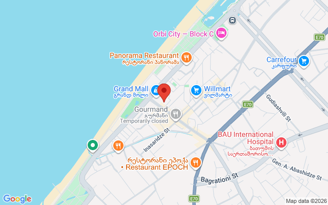 Карта расположения
