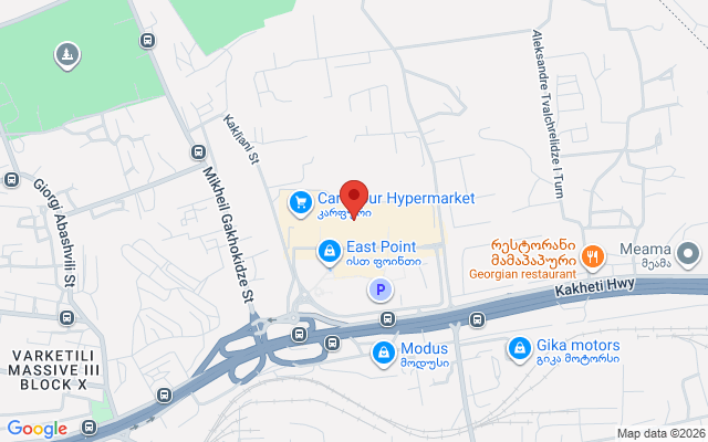 Карта расположения