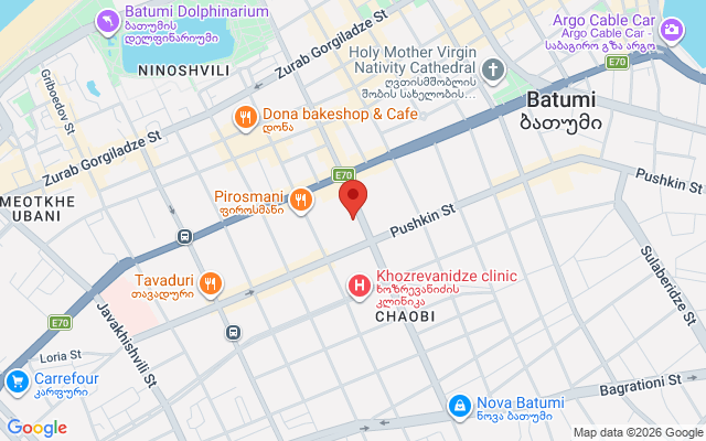Карта расположения