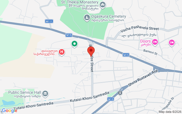 Карта расположения