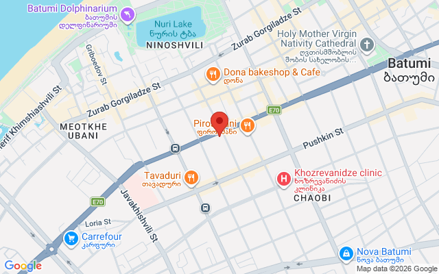 Карта расположения