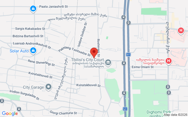 Карта расположения
