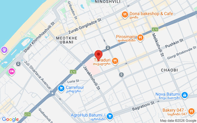Карта расположения