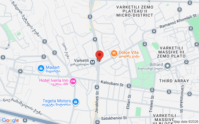Карта расположения