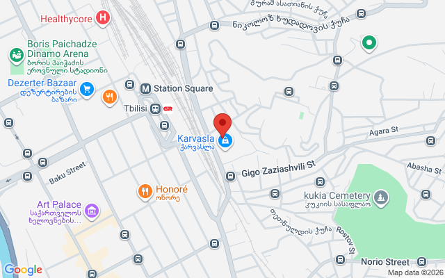 Карта расположения