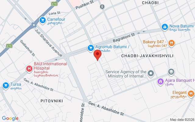 Карта расположения