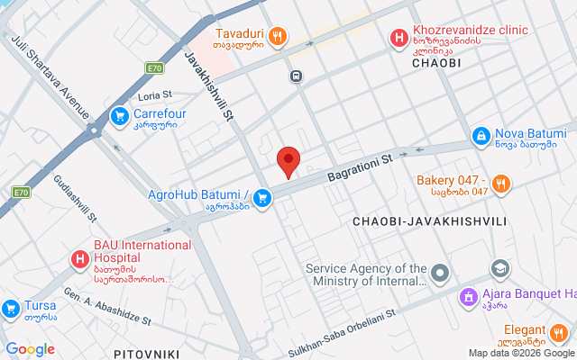 Карта расположения