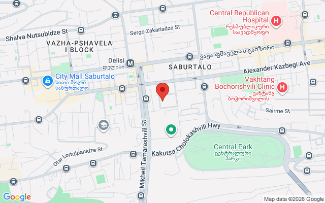 Карта расположения