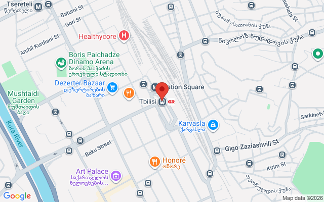Карта расположения