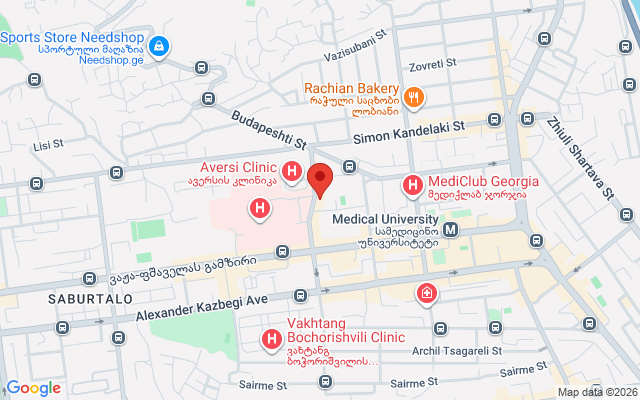 Карта расположения